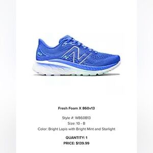 New Balance Fresh Foam X 860v13
